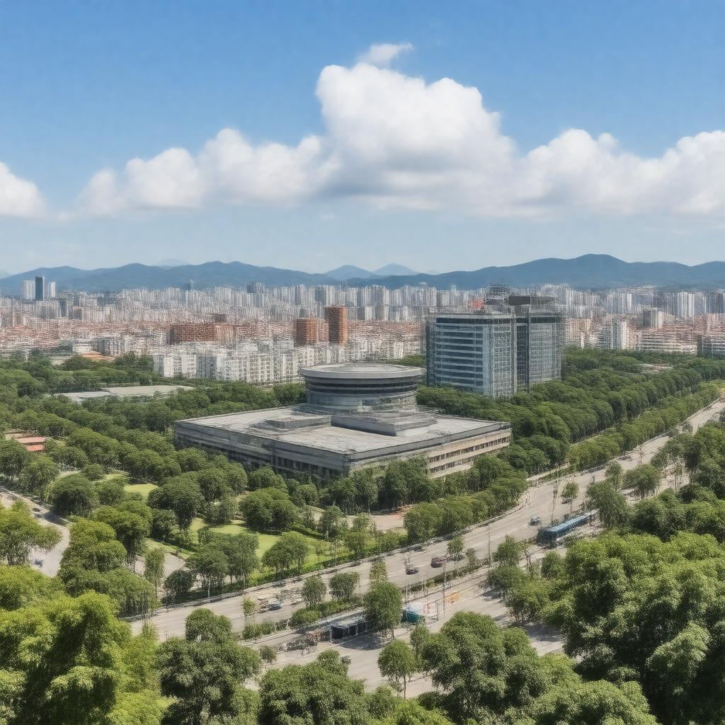 AI-created image of Nangang District