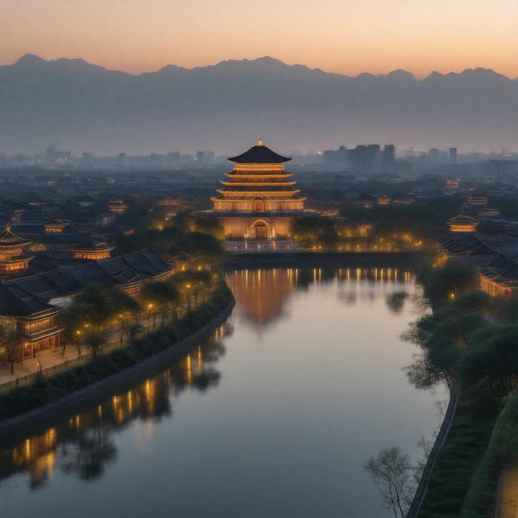 AI-created image of Nanjing