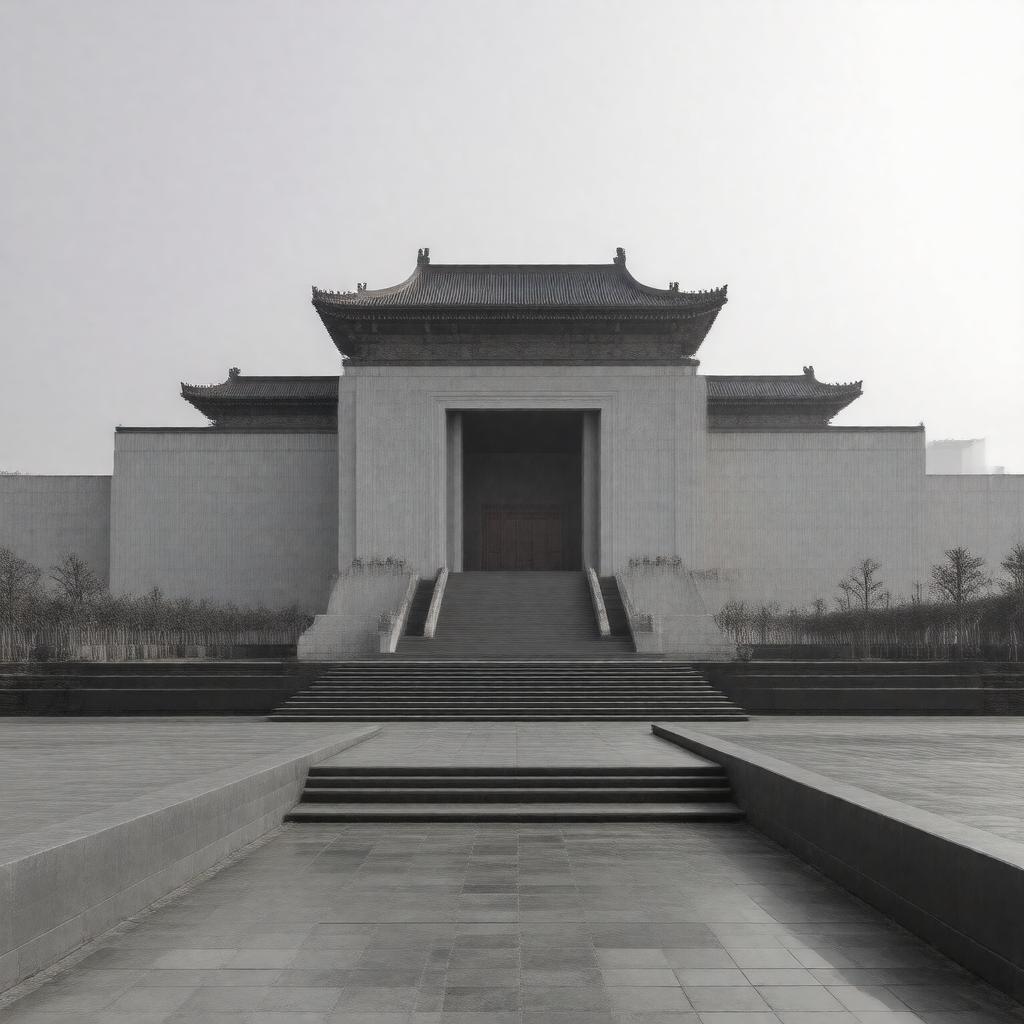 Click to view larger image AI-created image of Nanjing Massacre Memorial Hall