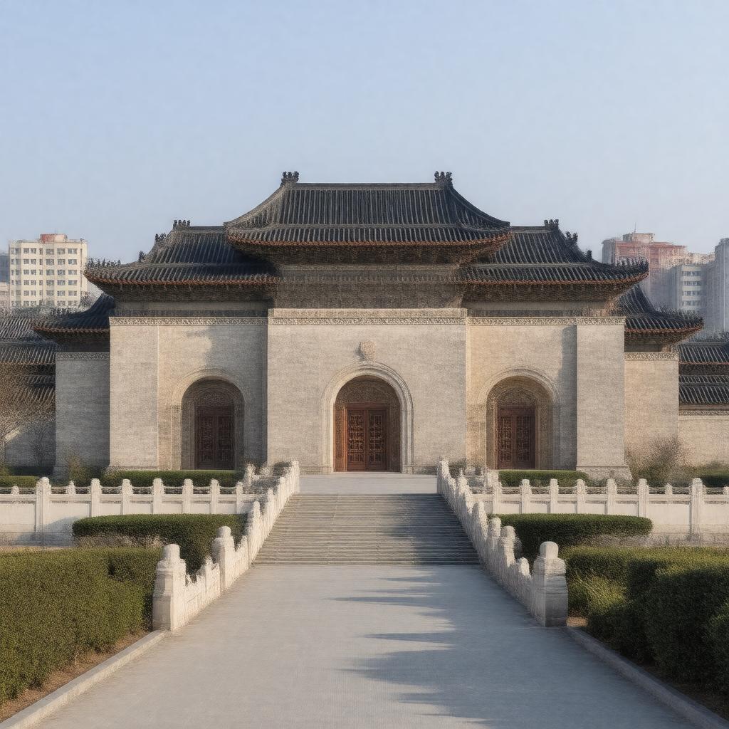 AI-created image of Nanjing Museum