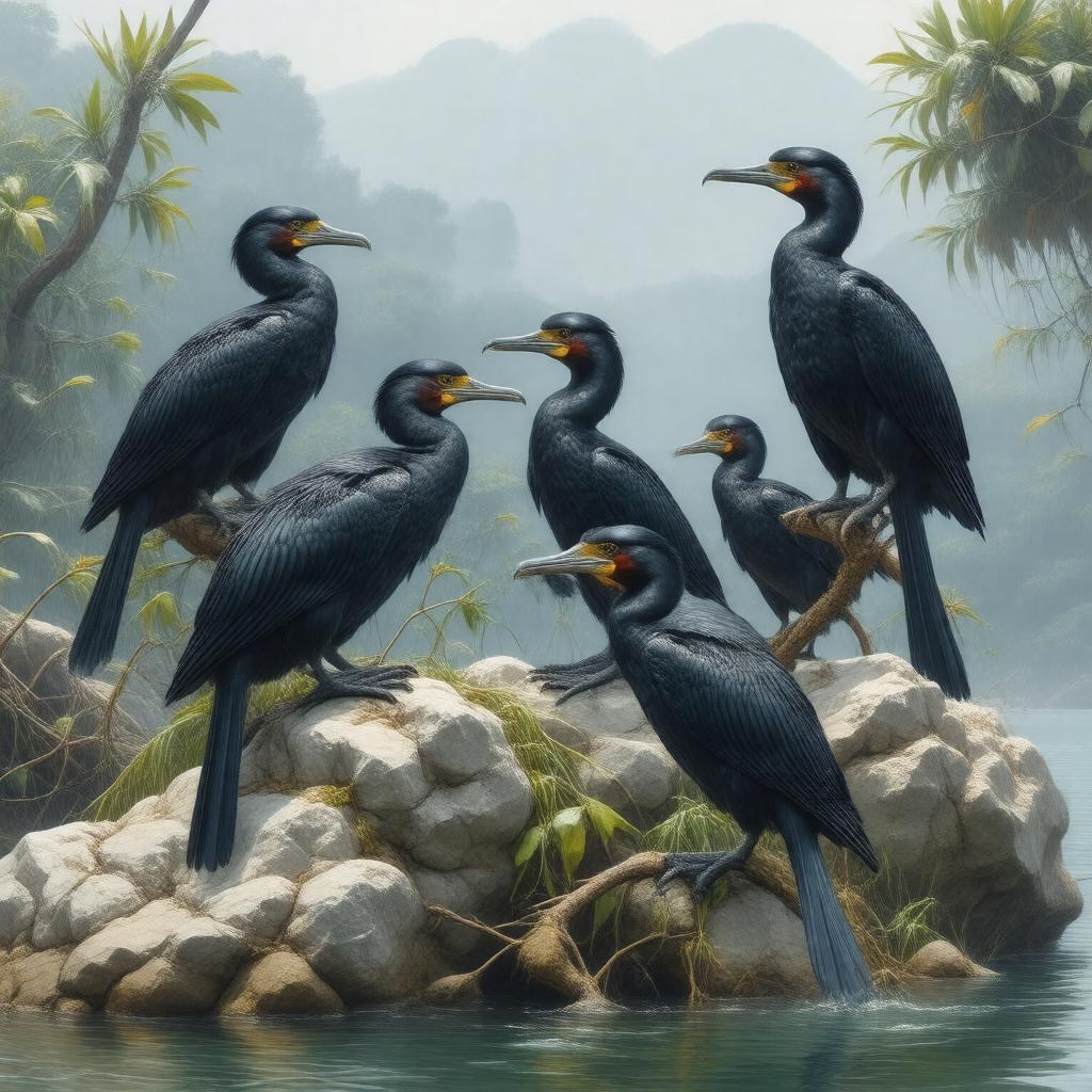 Click to view larger image AI-created image of Nannopterum