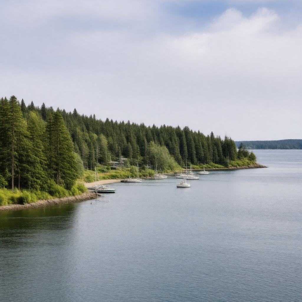 AI-created image of Nanoose Bay