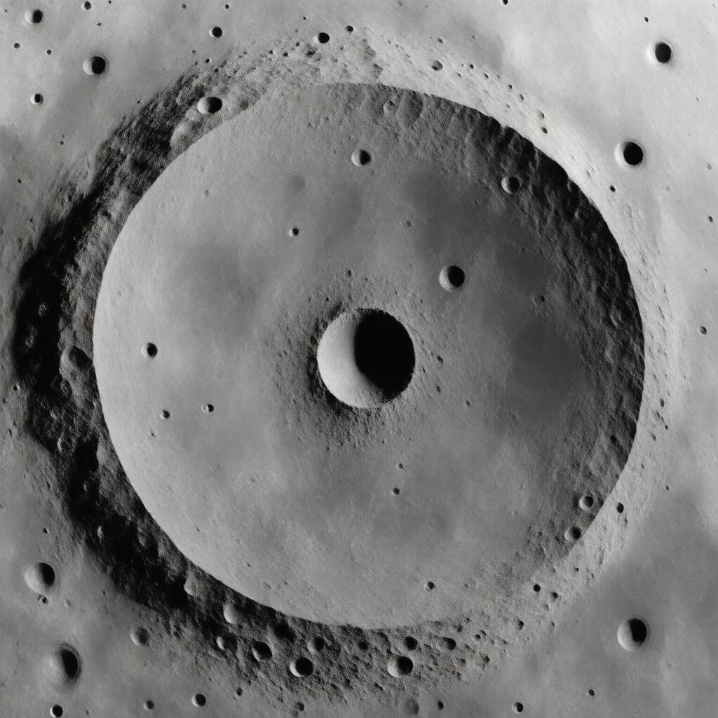 AI-created image of Nansen crater