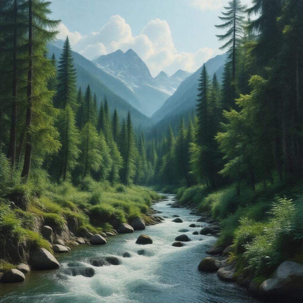 AI-created image of Nantahala National Forest