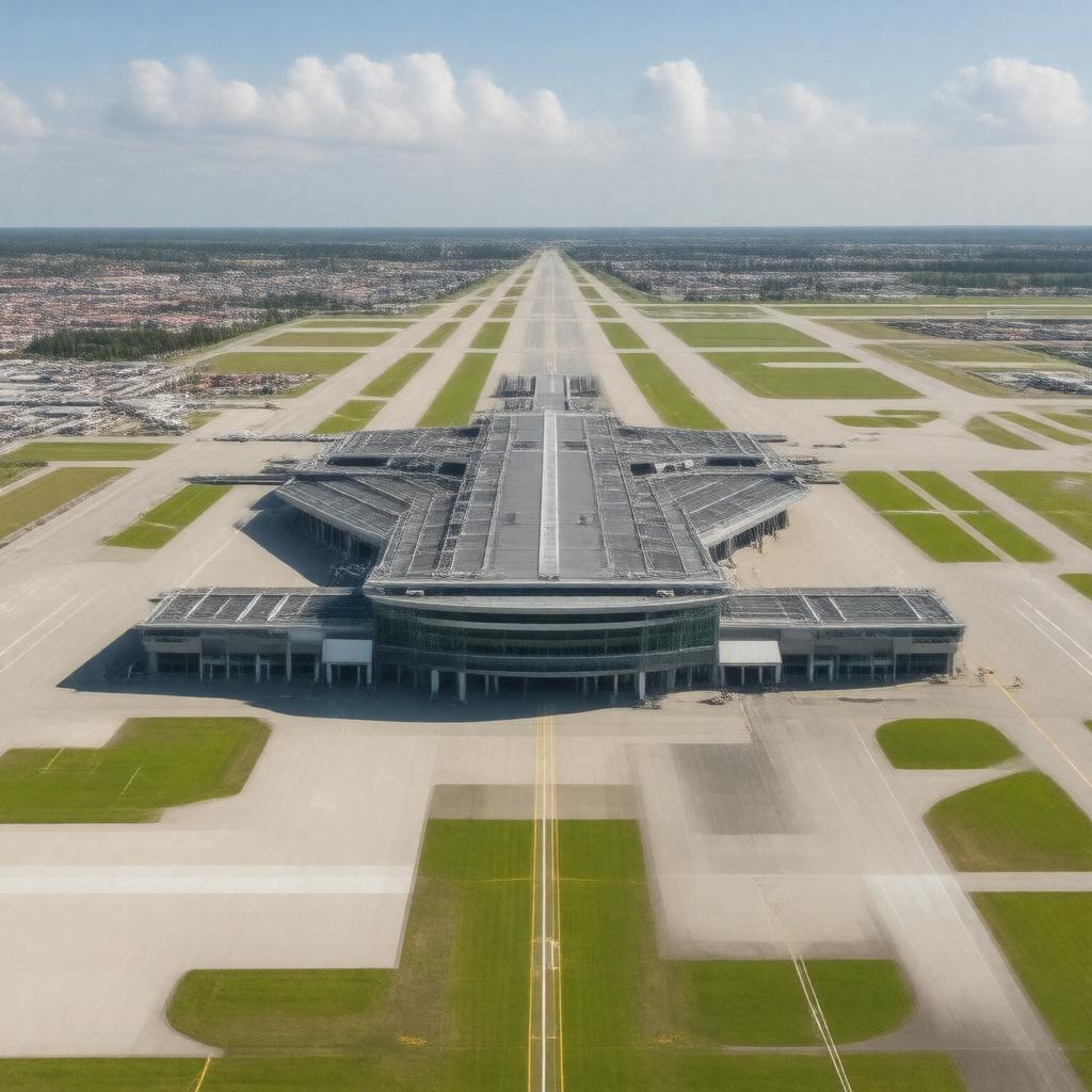 AI-created image of Nantes Atlantique Airport