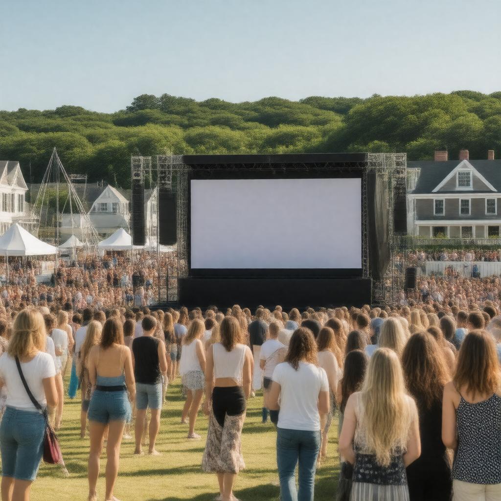 Click to view larger image AI-created image of Nantucket Film Festival