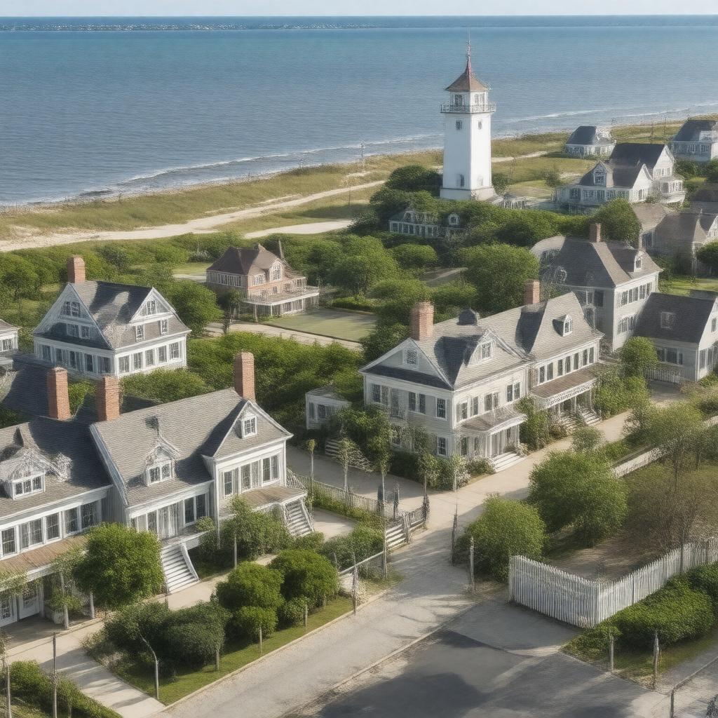 AI-created image of Nantucket Historic District