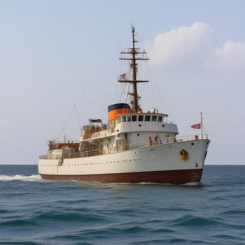 Click to view larger image AI-created image of Nantucket Lightship