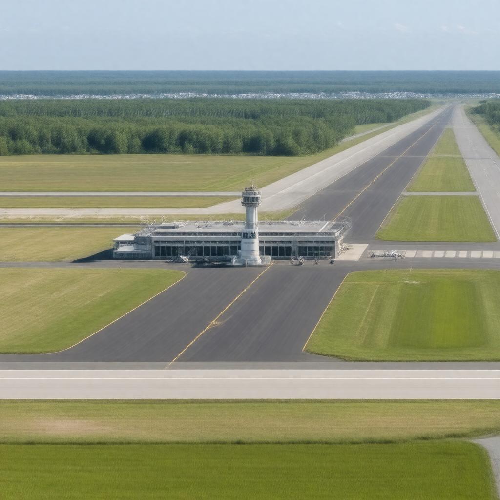 AI-created image of Nantucket Memorial Airport