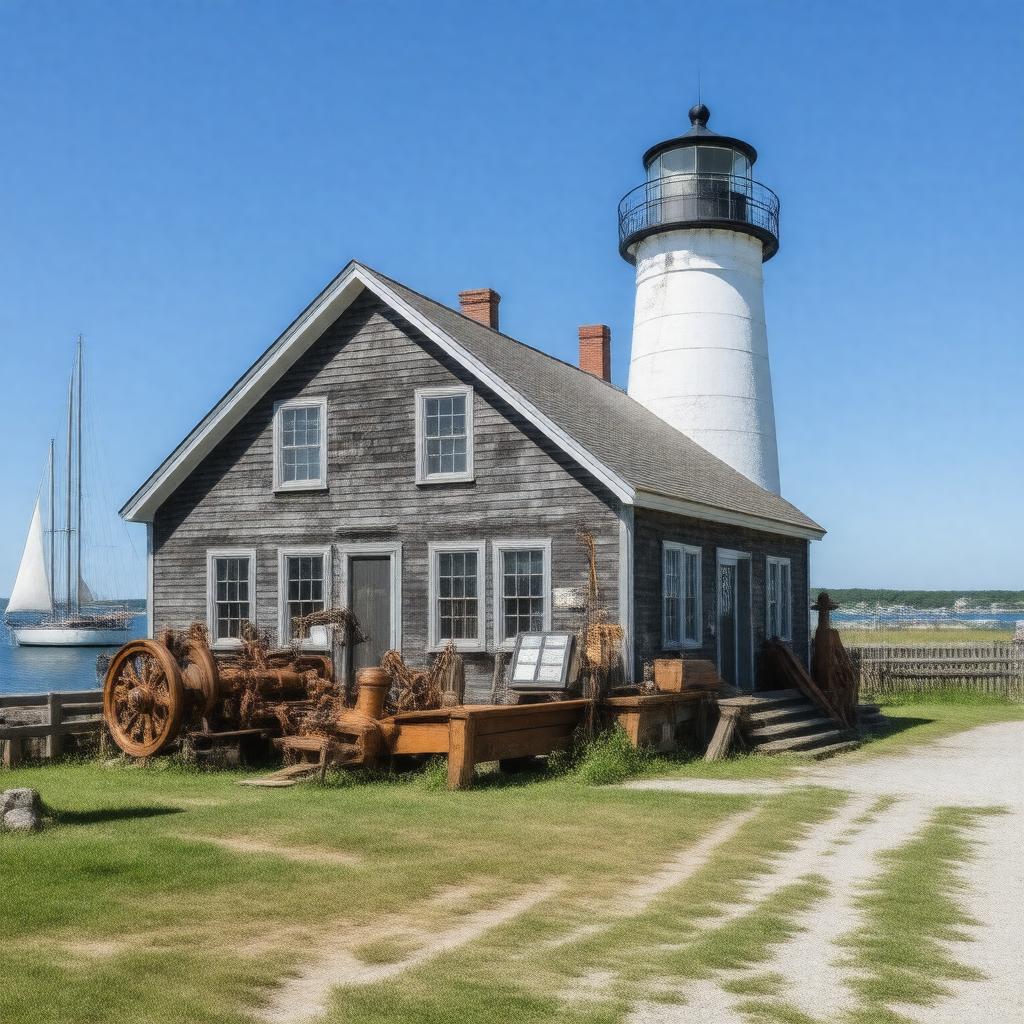 AI-created image of Nantucket Shipwreck & Lifesaving Museum