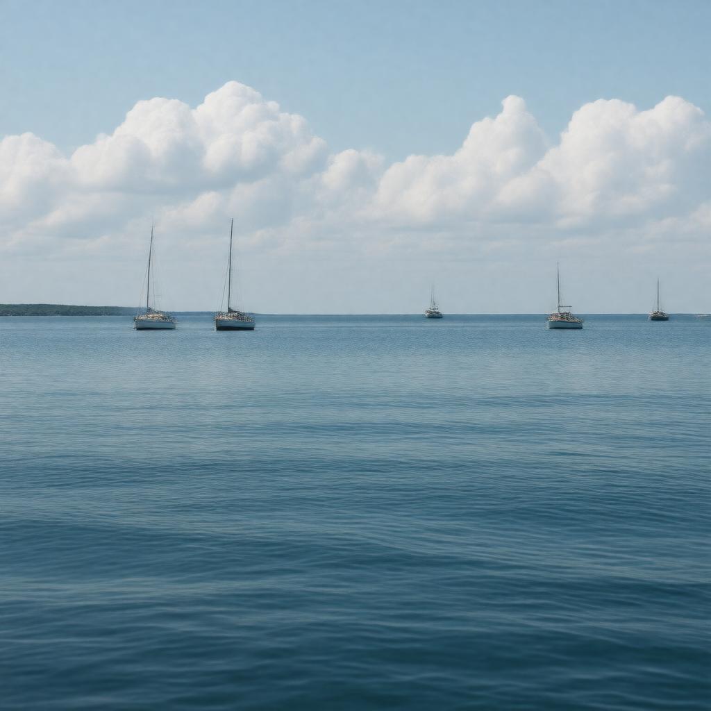Click to view larger image AI-created image of Nantucket Sound