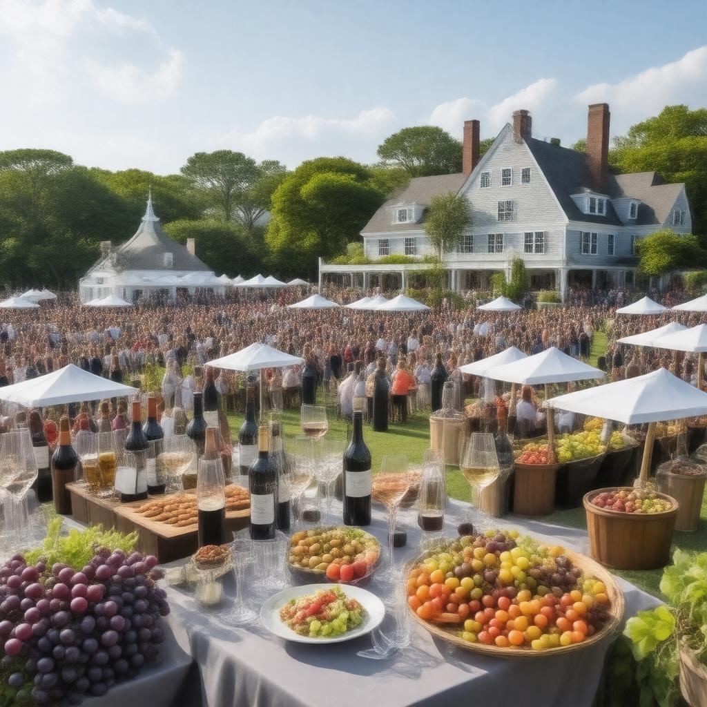AI-created image of Nantucket Wine Festival