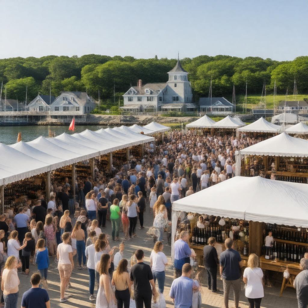 AI-created image of Nantucket Wine & Food Festival