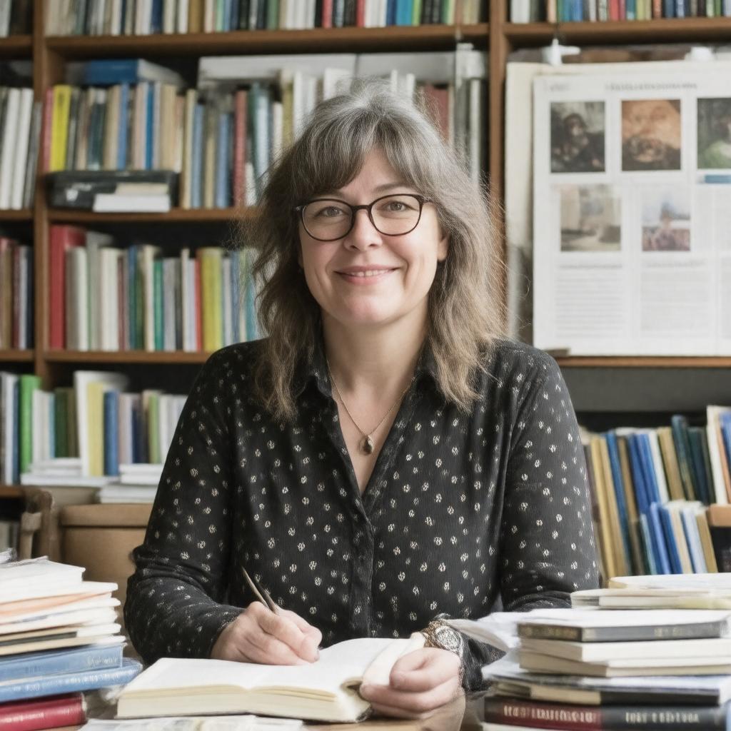 AI-created image of Naomi Alderman