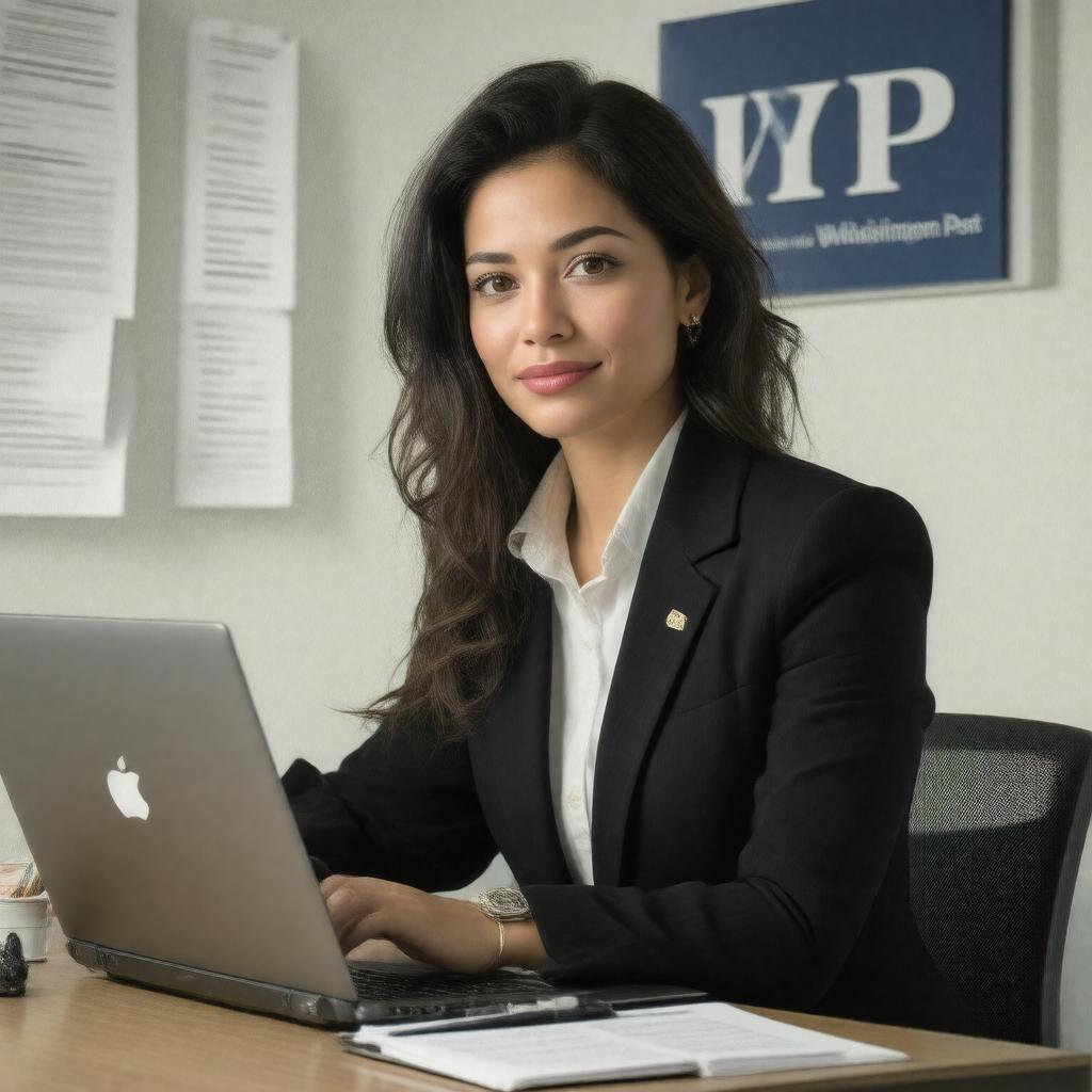 AI-created image of Naomi Nix