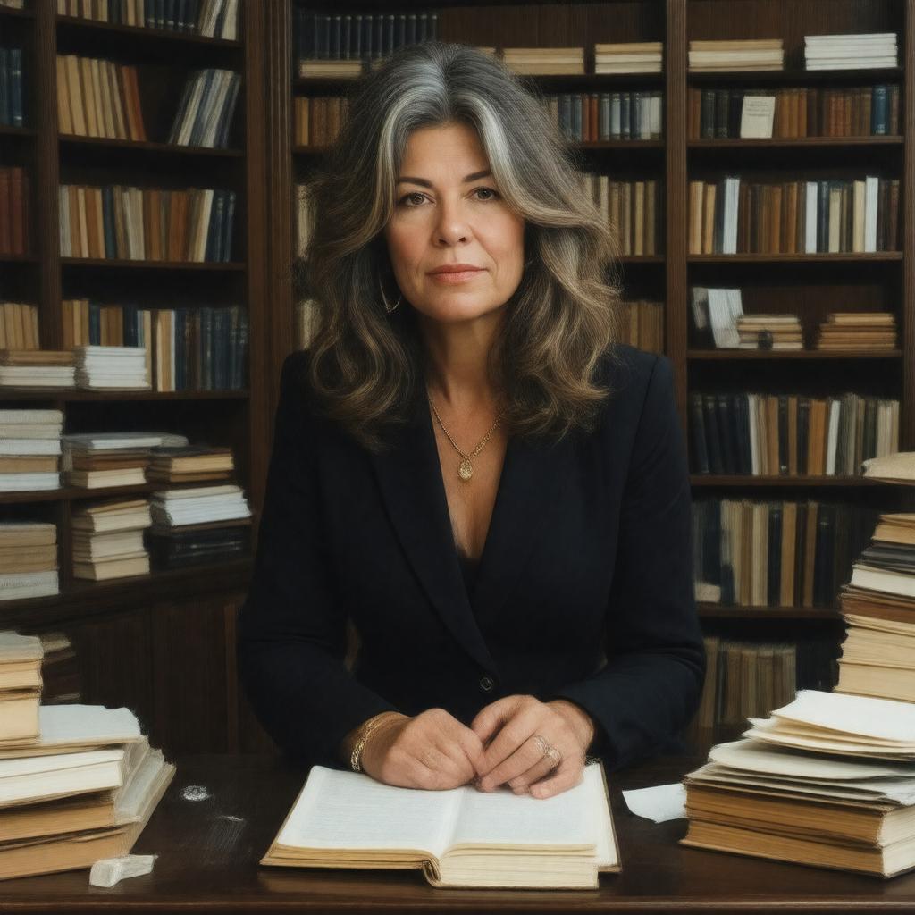 Click to view larger image AI-created image of Naomi Wolf