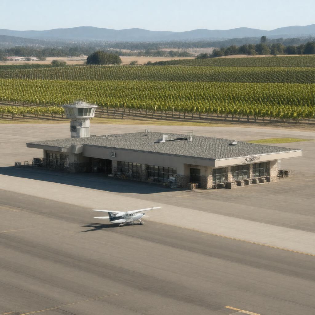 AI-created image of Napa County Airport