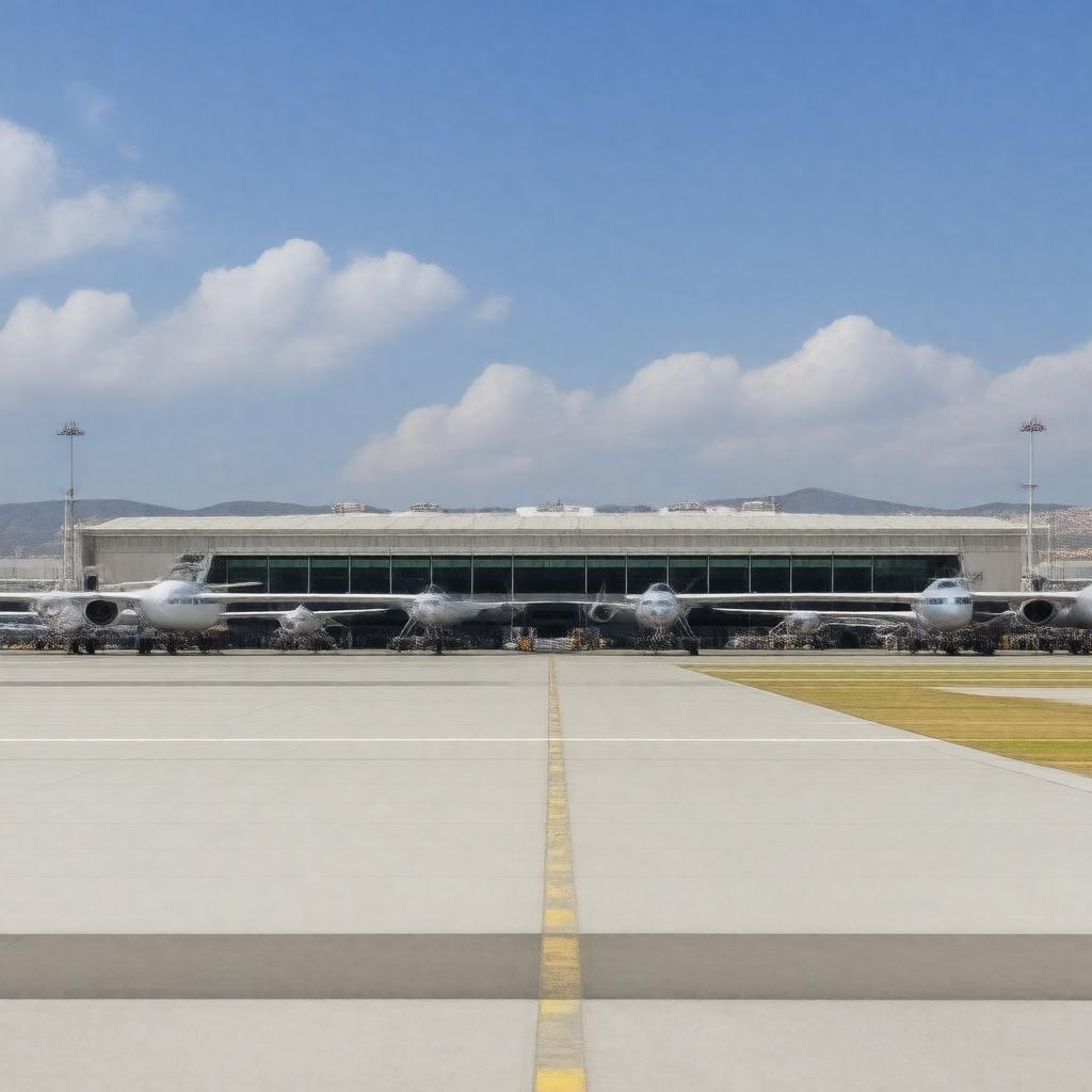 AI-created image of Naples Airport
