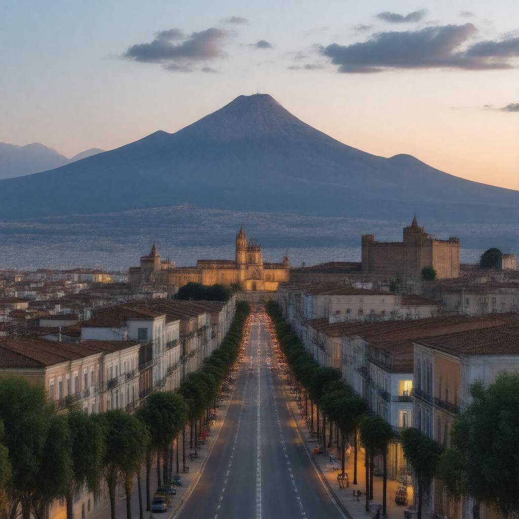 AI-created image of Naples, Italy