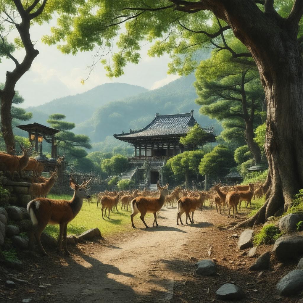 AI-created image of Nara, Japan