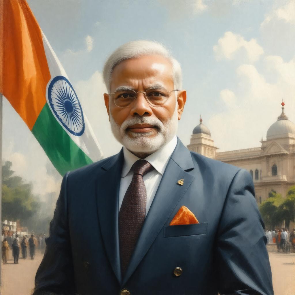 AI-created image of Narendra Modi