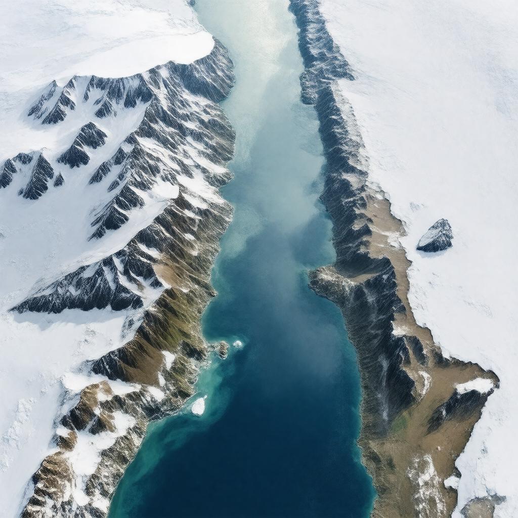 Click to view larger image AI-created image of Nares Strait