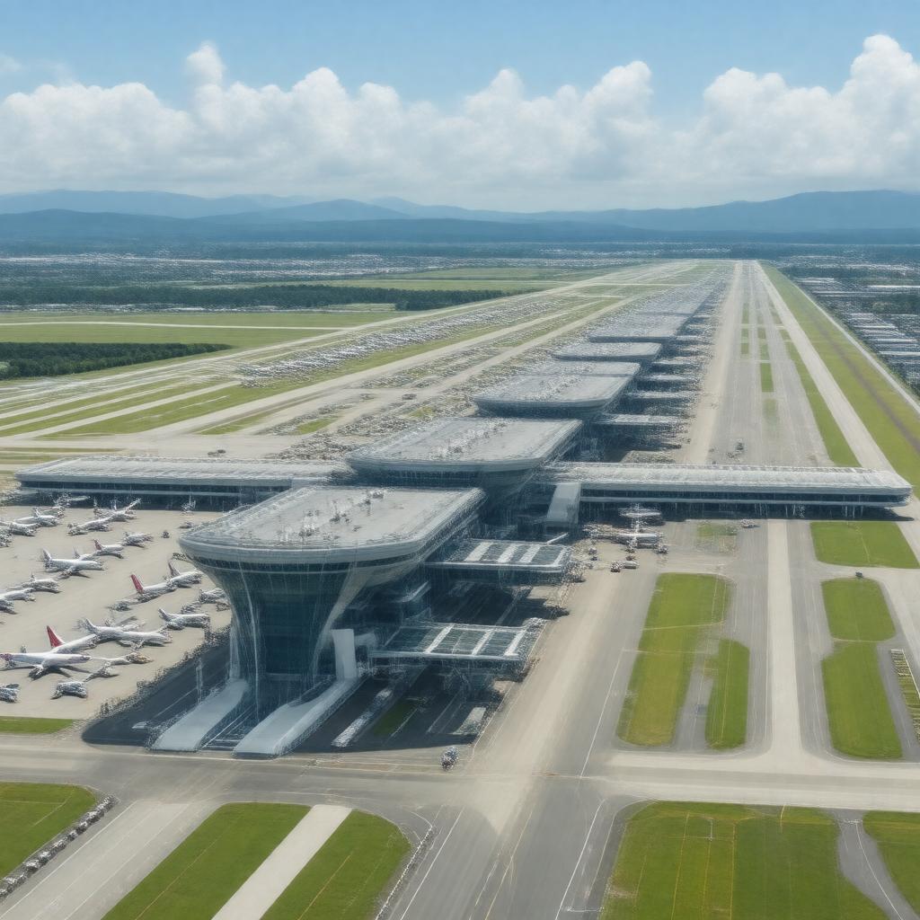 AI-created image of Narita International Airport
