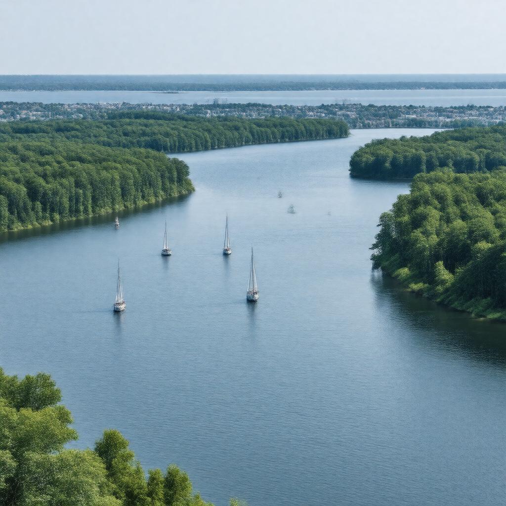 AI-created image of Narragansett Bay