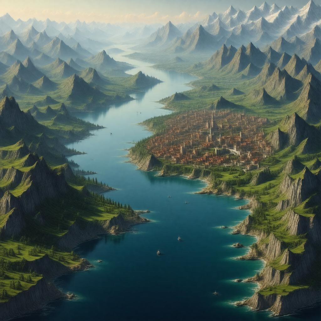 AI-created image of Narrow Sea