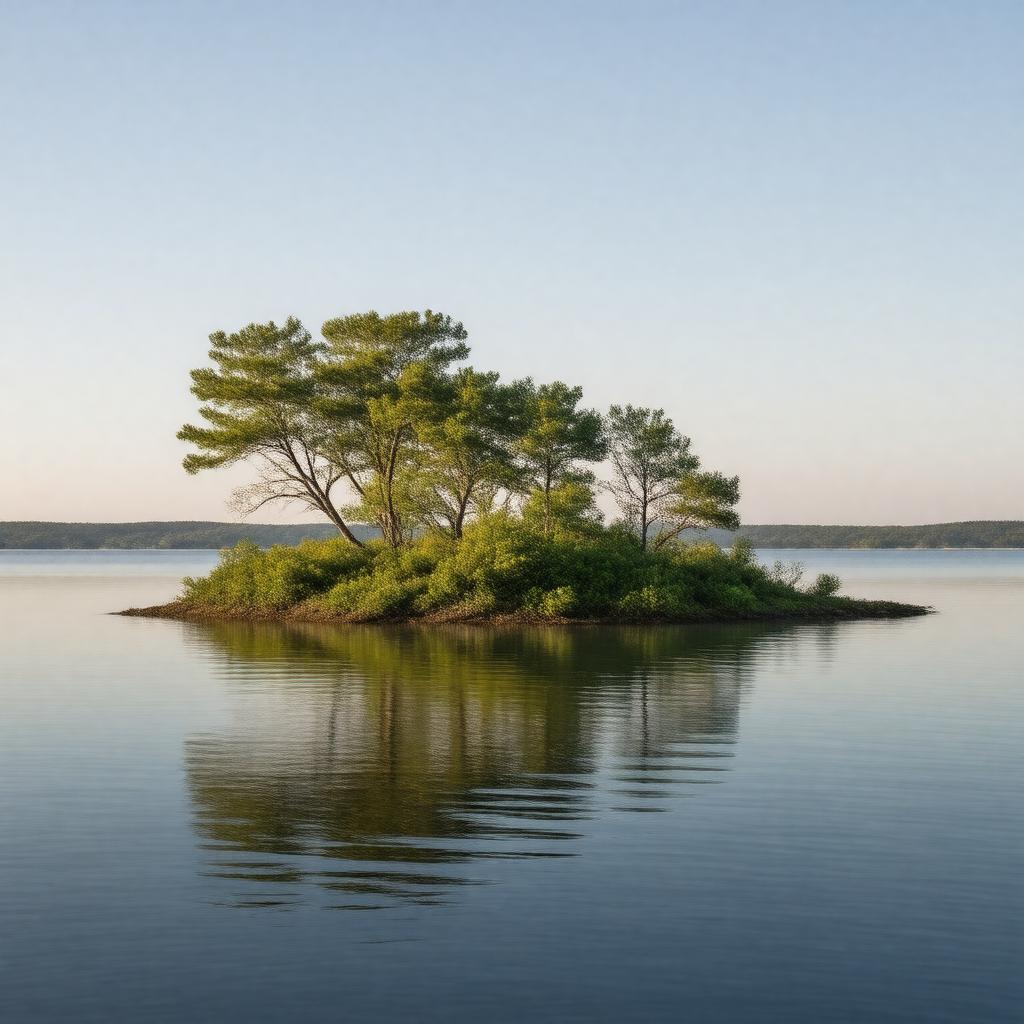 AI-created image of Nashawena Island