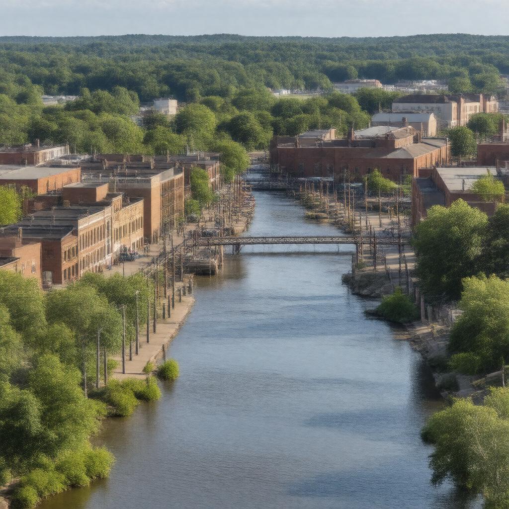 AI-created image of Nashua, New Hampshire