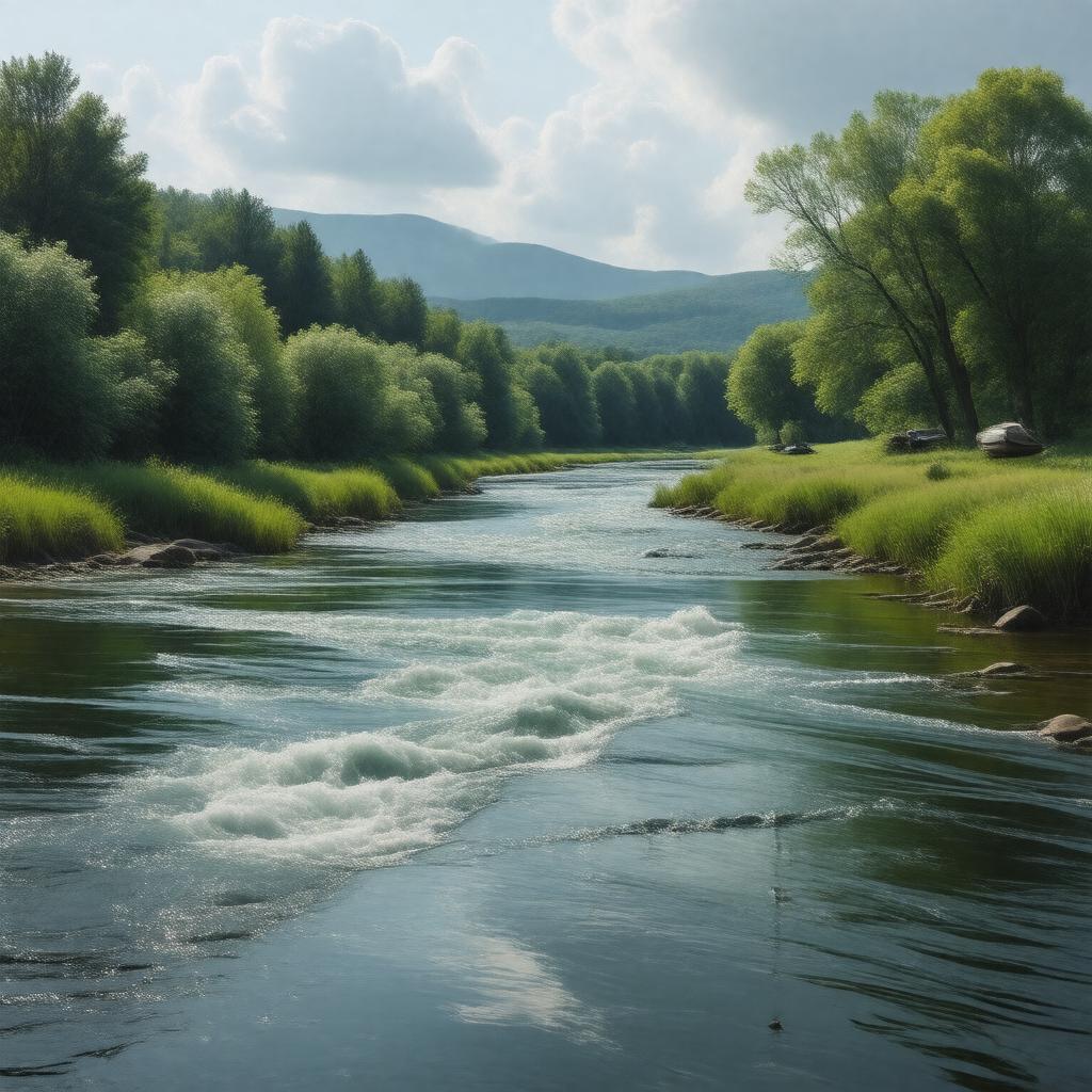 AI-created image of Nashua River