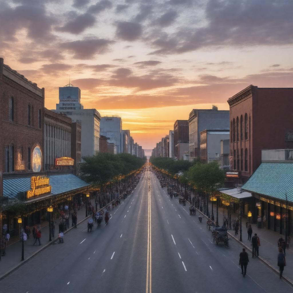 AI-created image of Nashville, Tennessee, United States