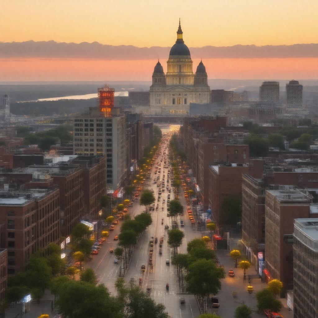 AI-created image of Nashville, United States