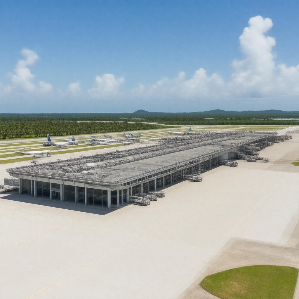AI-created image of Nassau Lynden Pindling International Airport