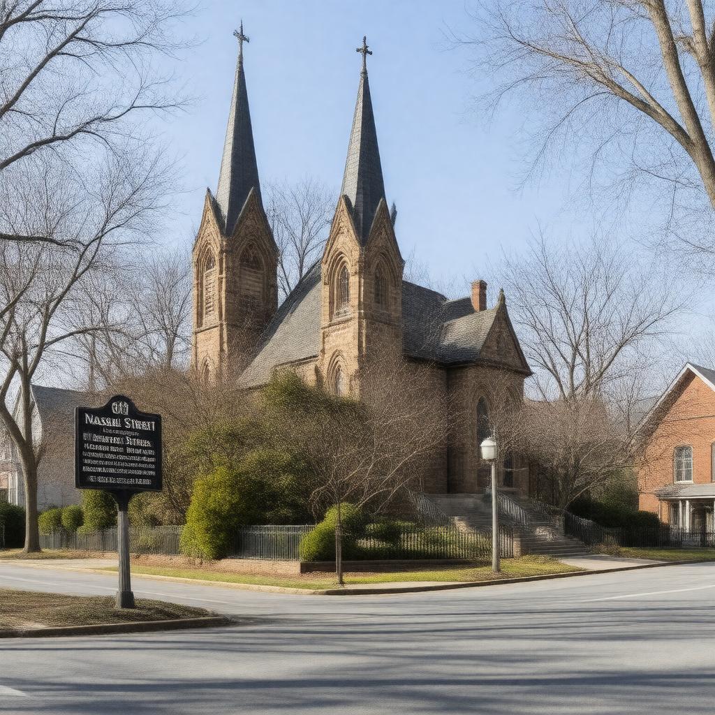 AI-created image of Nassau Presbyterian Church