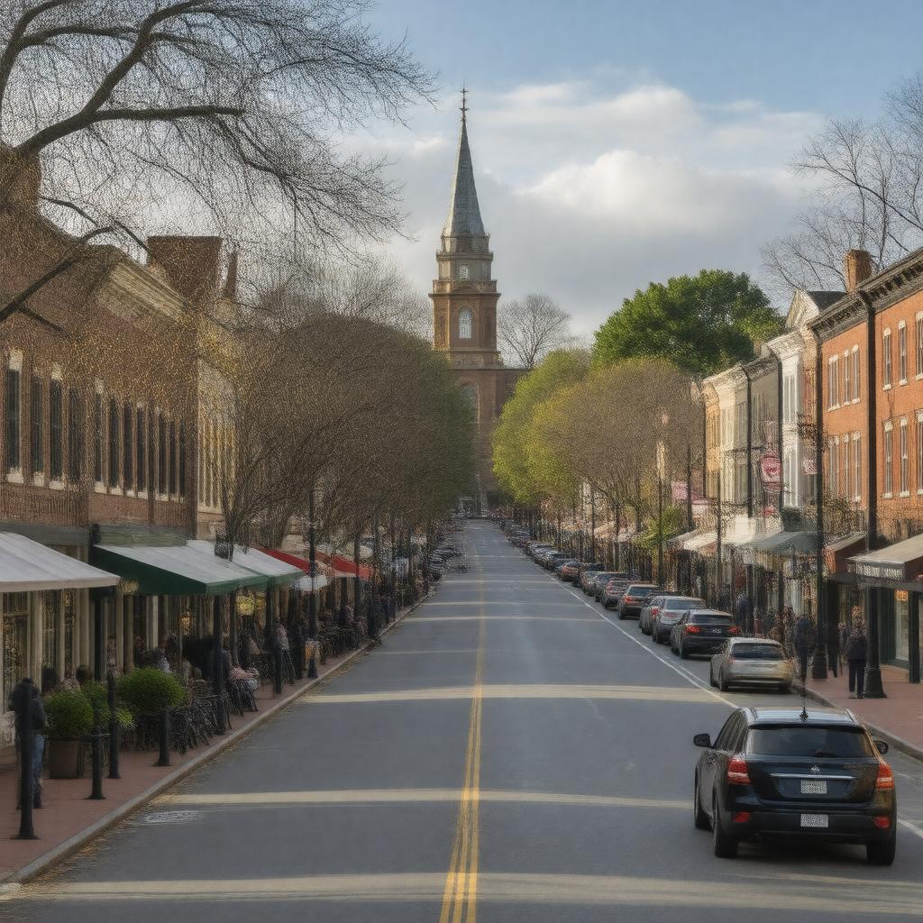 AI-created image of Nassau Street