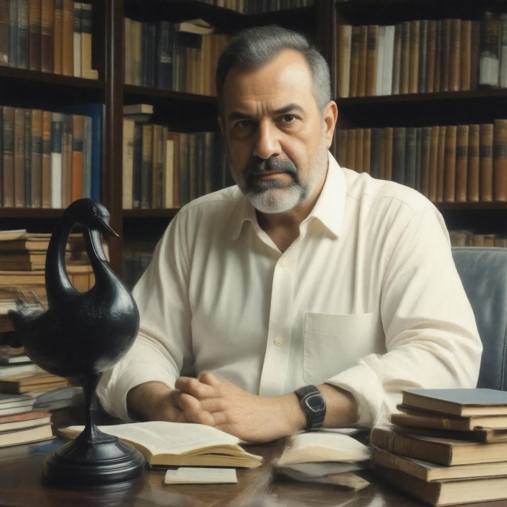 AI-created image of Nassim Nicholas Taleb