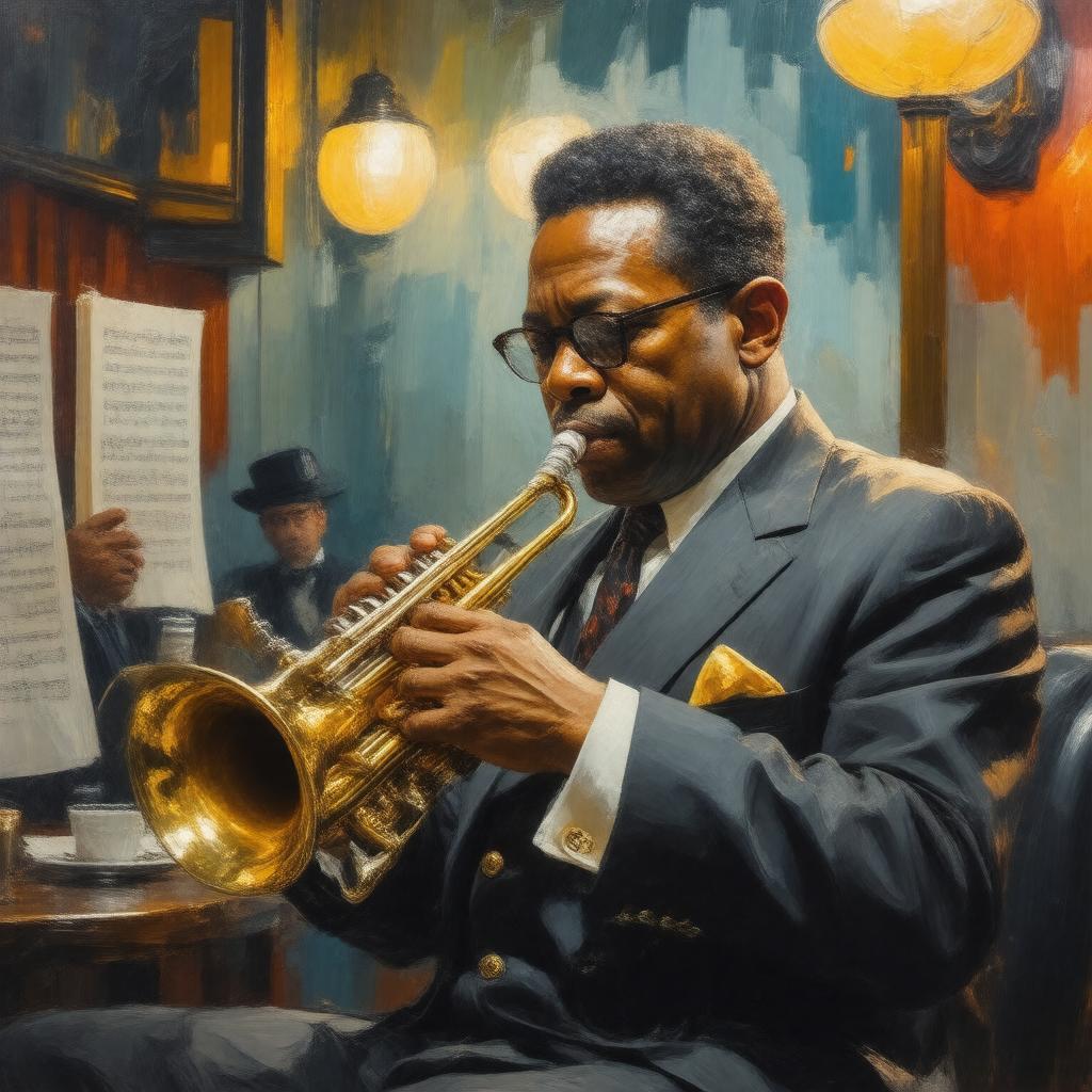 AI-created image of Nat Adderley