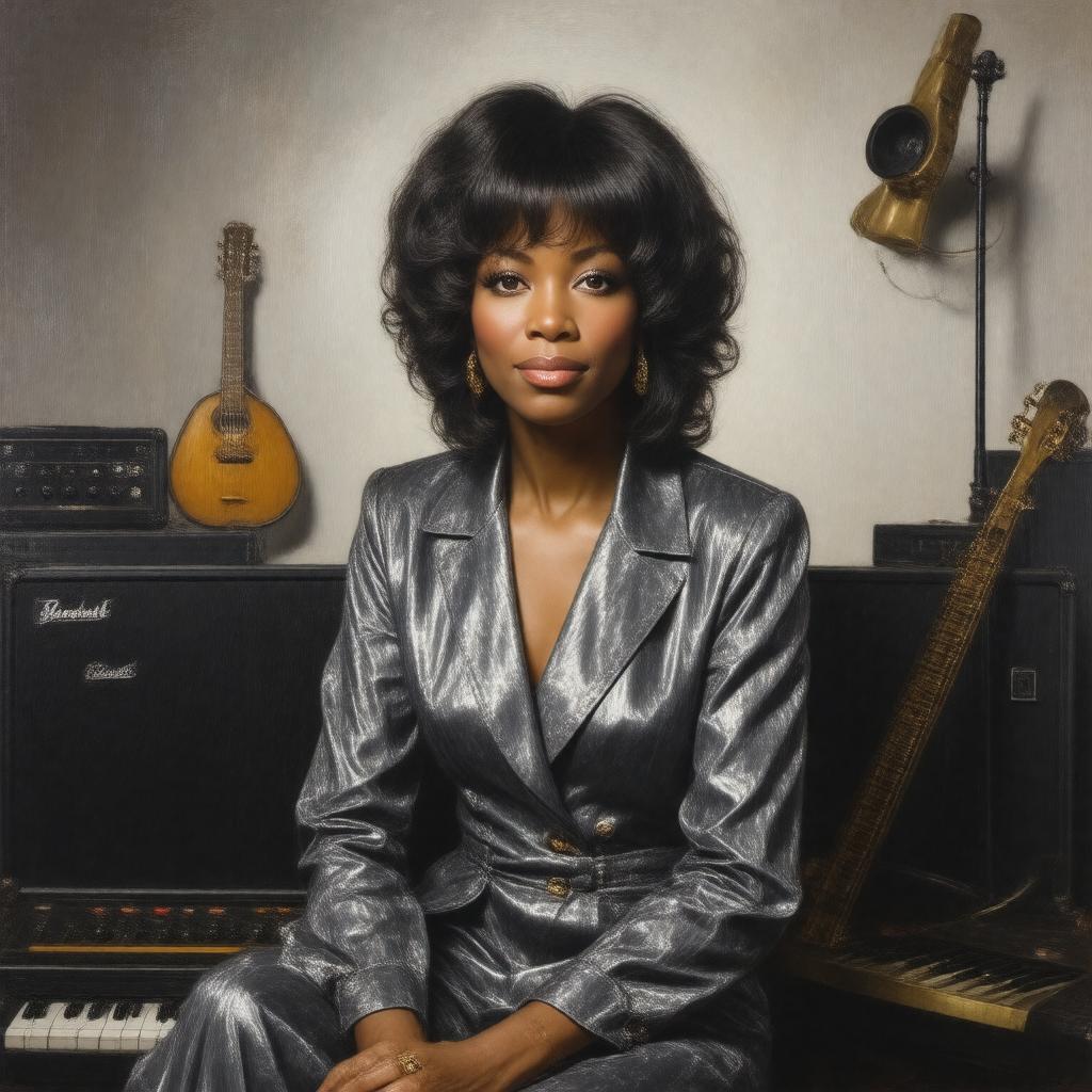 AI-created image of Natalie Cole