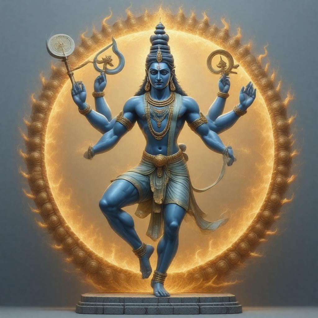 Click to view larger image AI-created image of Nataraja