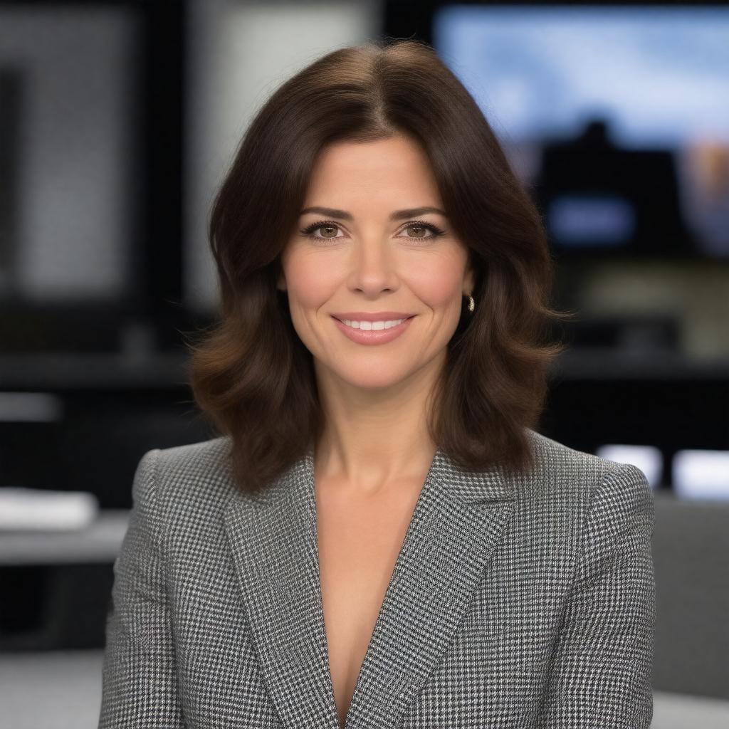 AI-created image of Natasha Kaplinsky