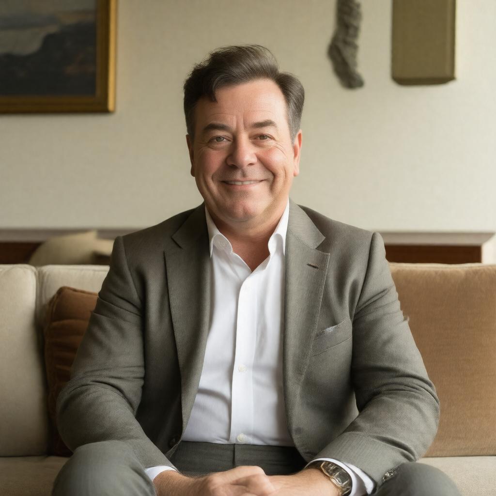 AI-created image of Nathan Lane