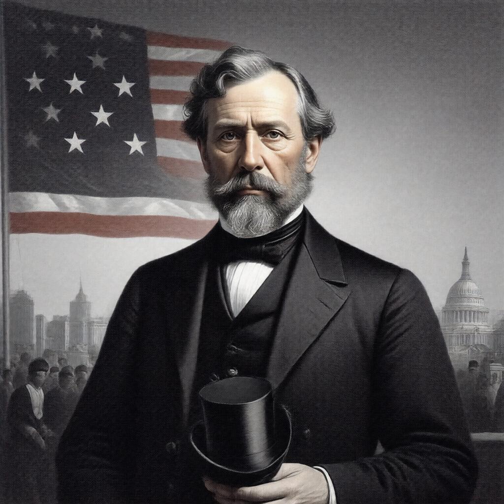 AI-created image of Nathaniel P. Banks