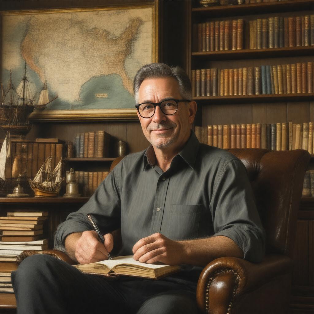 AI-created image of Nathaniel Philbrick