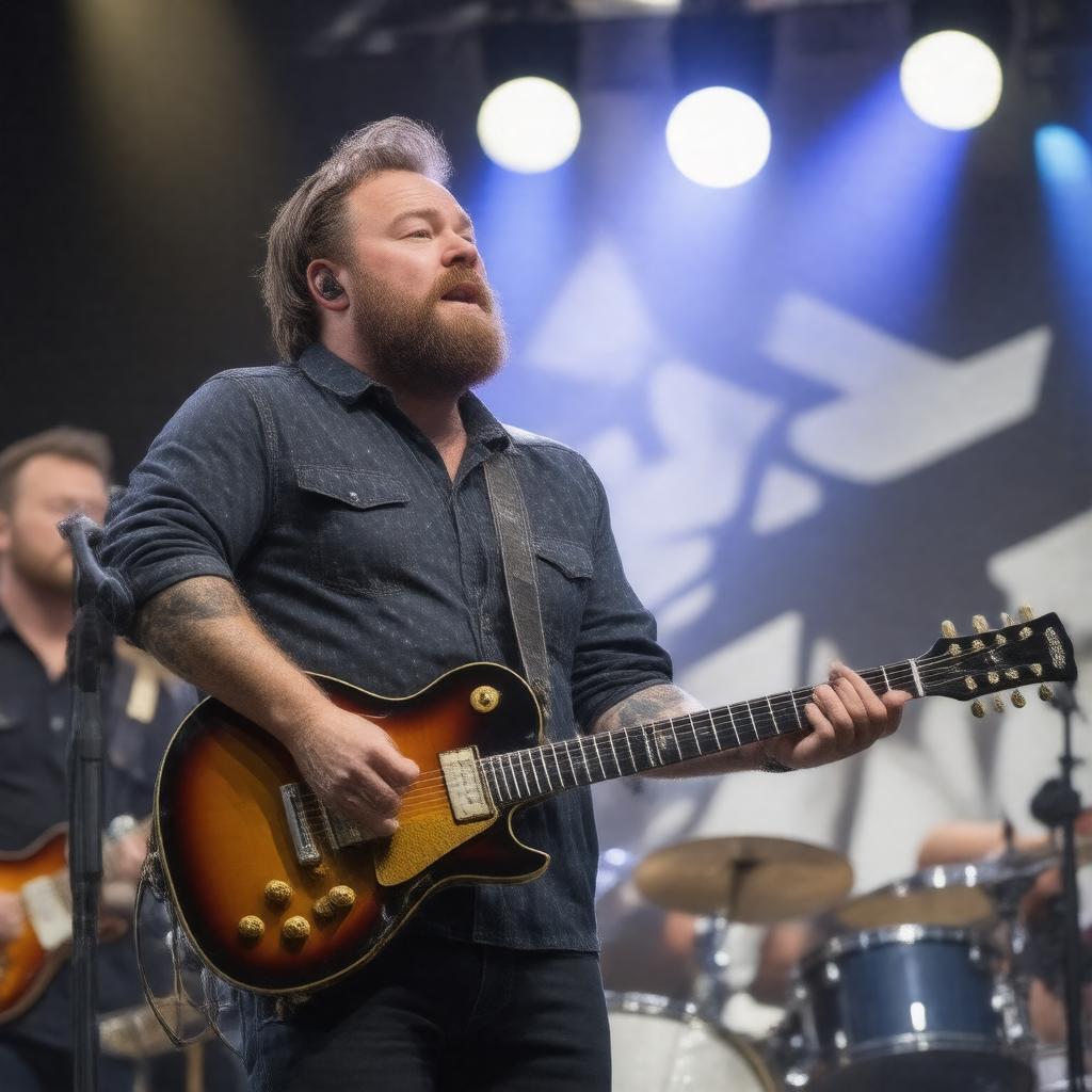 AI-created image of Nathaniel Rateliff & The Night Sweats