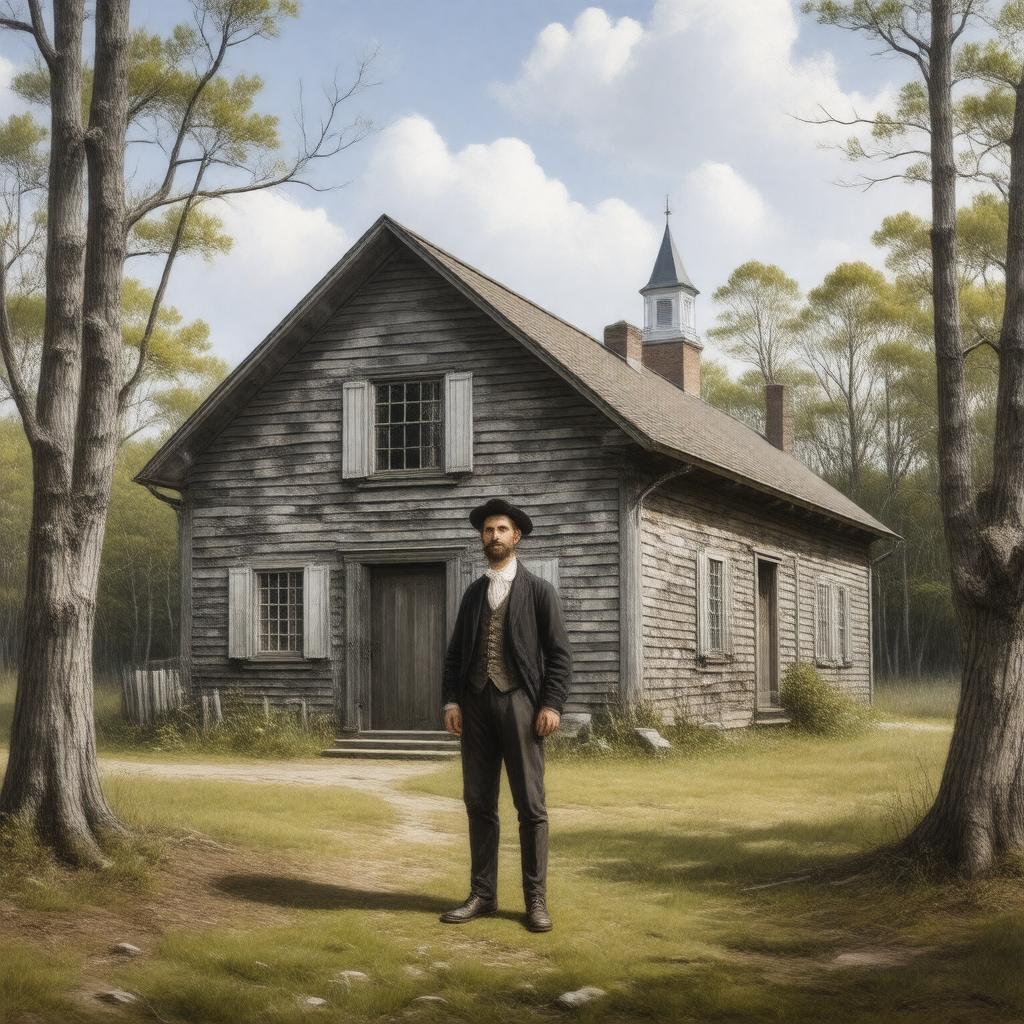 AI-created image of Nathaniel Soule