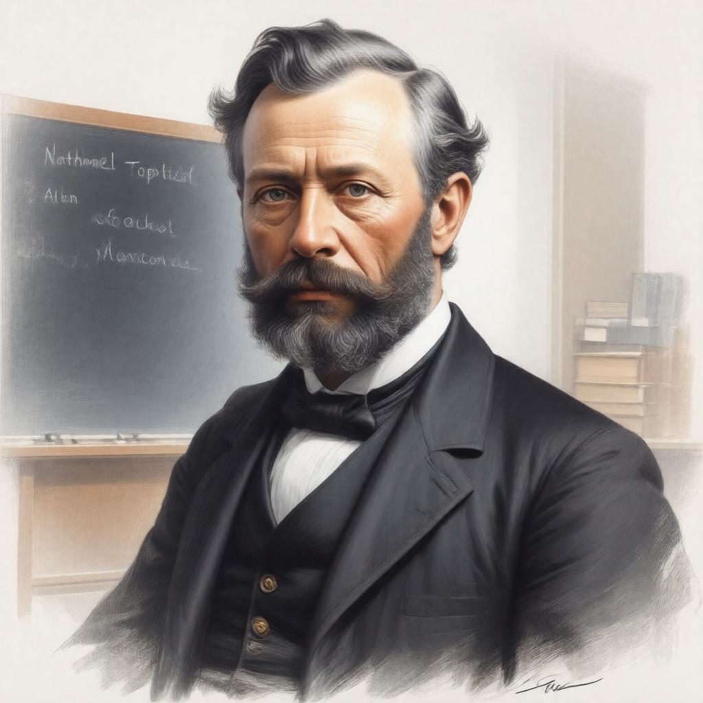 AI-created image of Nathaniel Topliff Allen