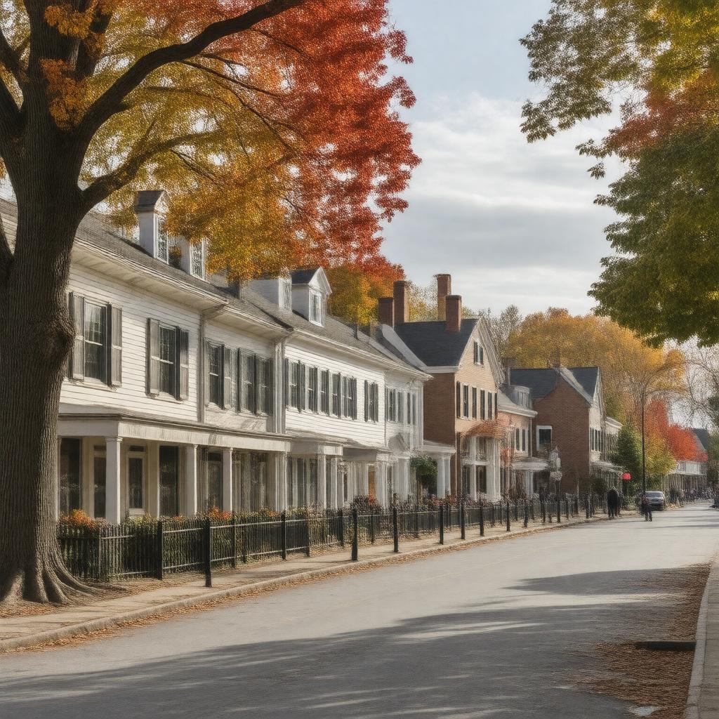 AI-created image of Natick Center