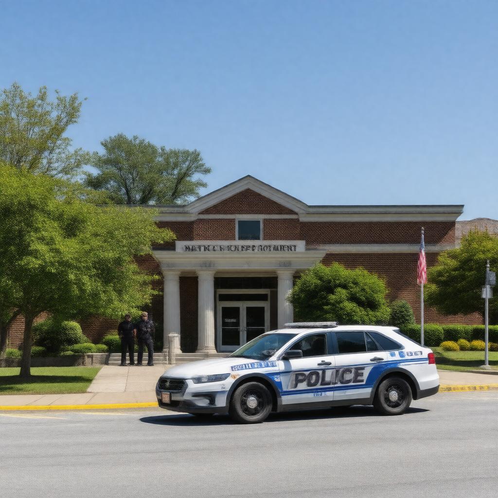 AI-created image of Natick Police Department